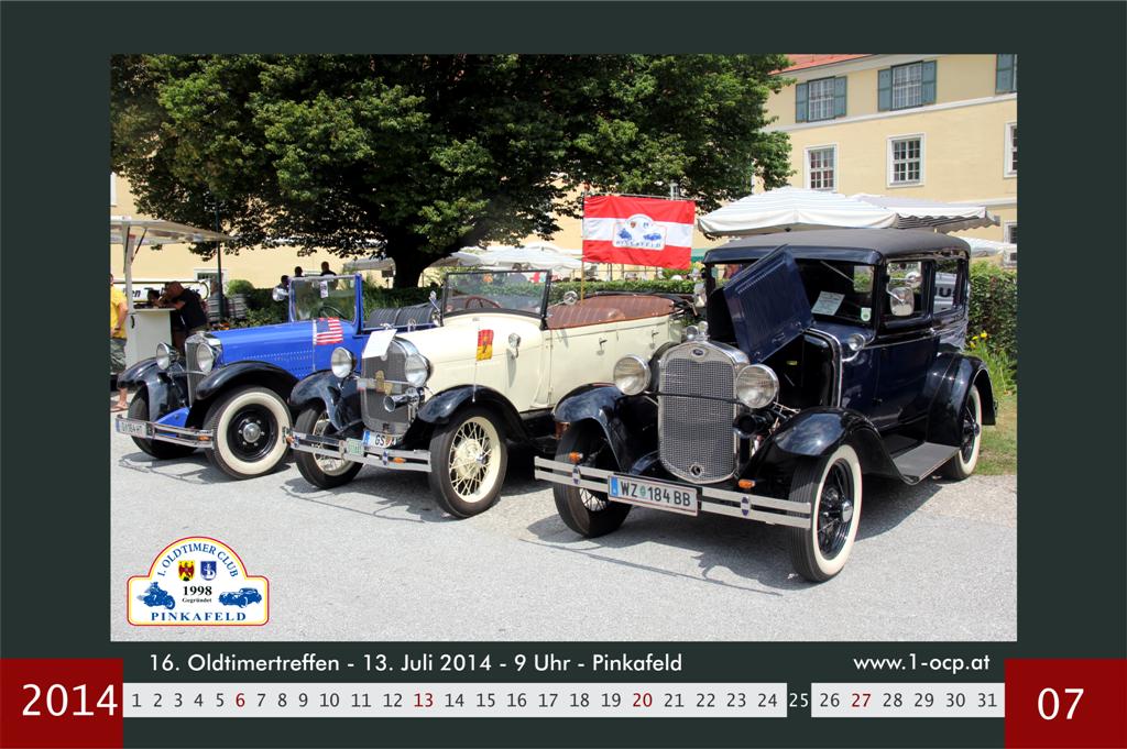 Oldtimerkalender 2014